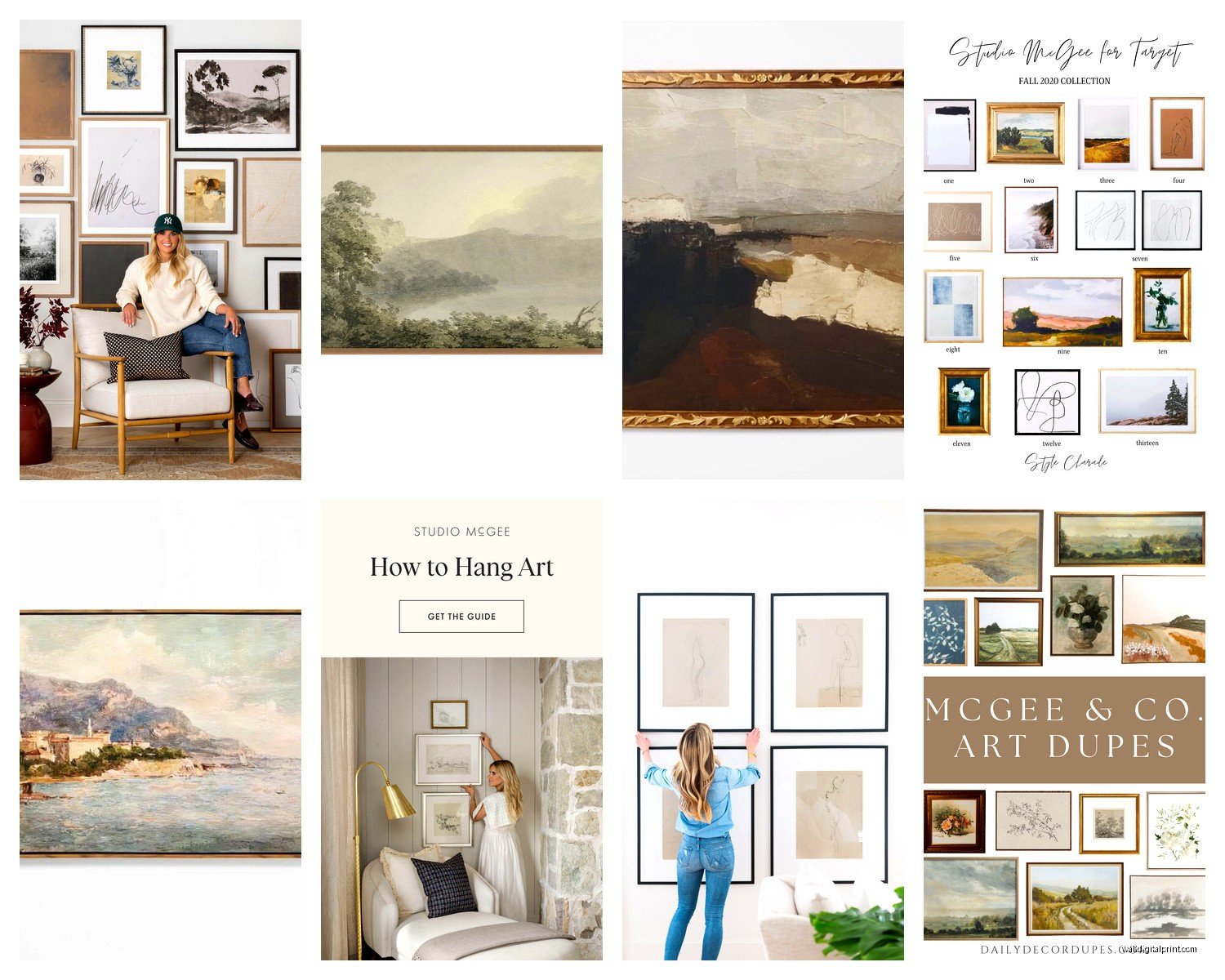 Studio McGee Wall Art: Designer Brand Collection Style