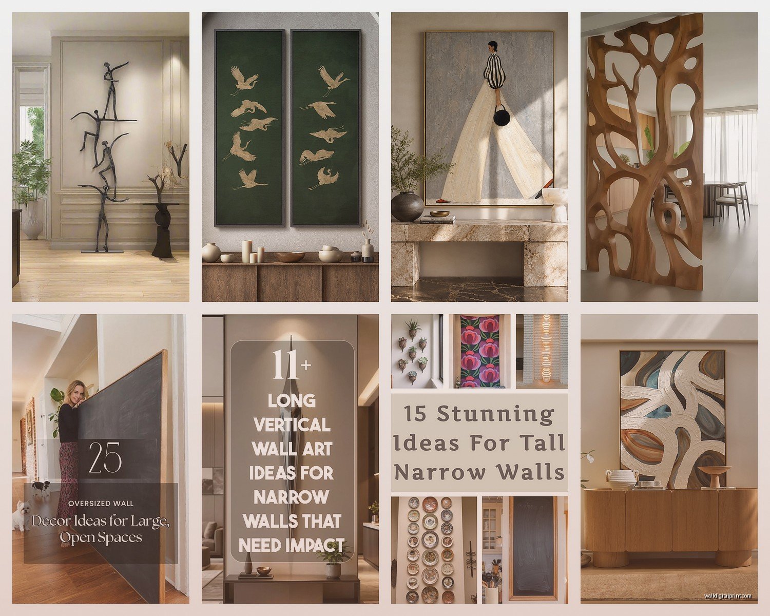 Tall Wall Art: Extra High Vertical Portrait Format