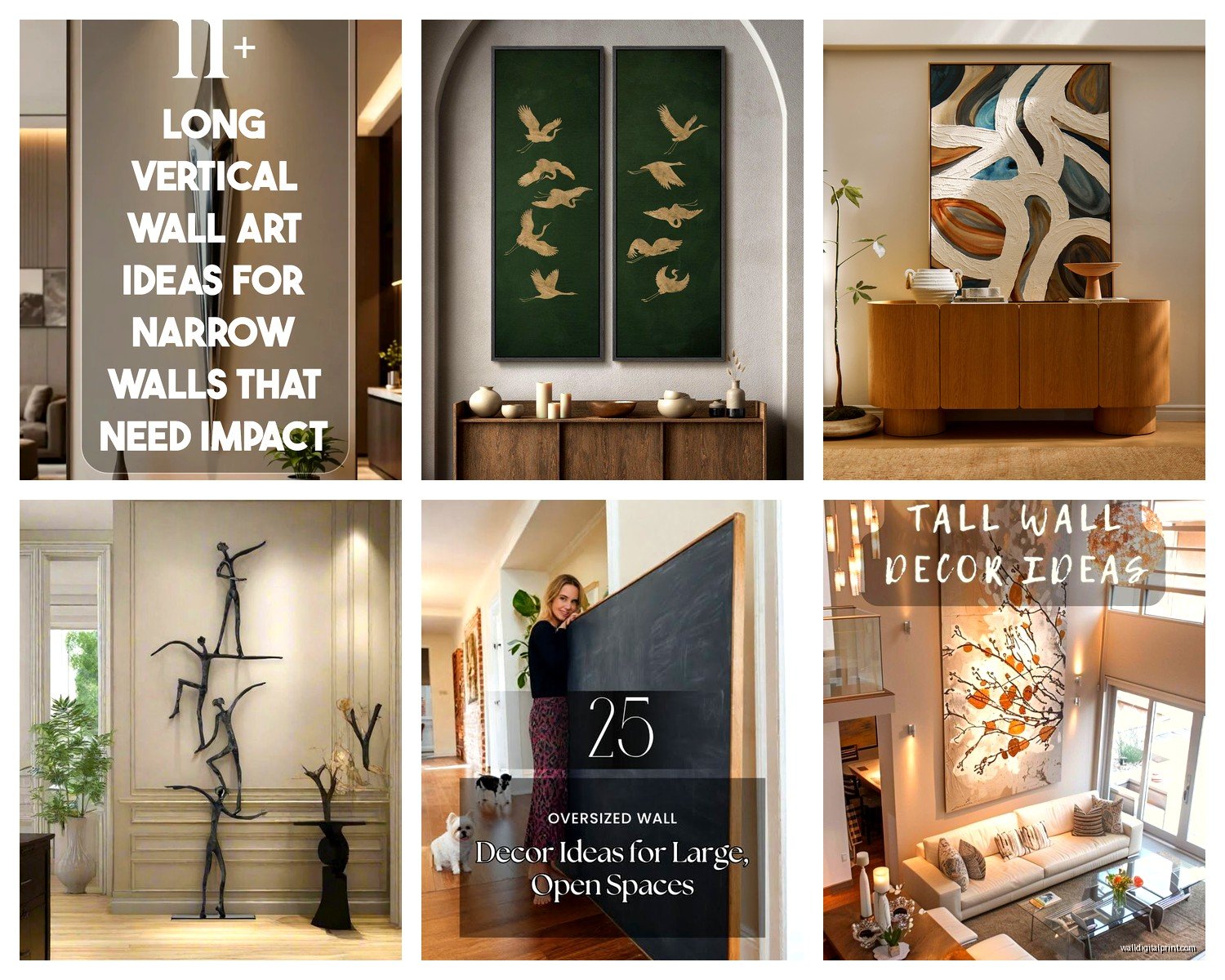 Tall Wall Art: Extra High Vertical Portrait Format