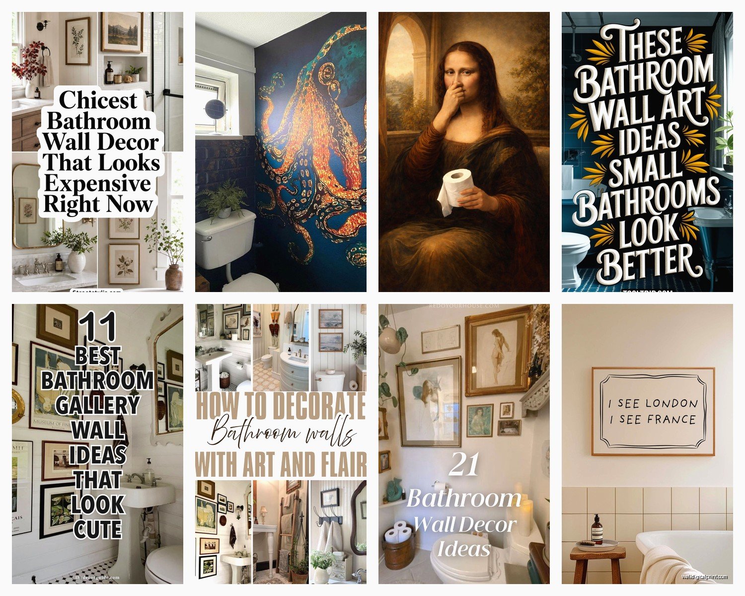 Unique Bathroom Wall Art: One-of-a-Kind Bath Space Decor