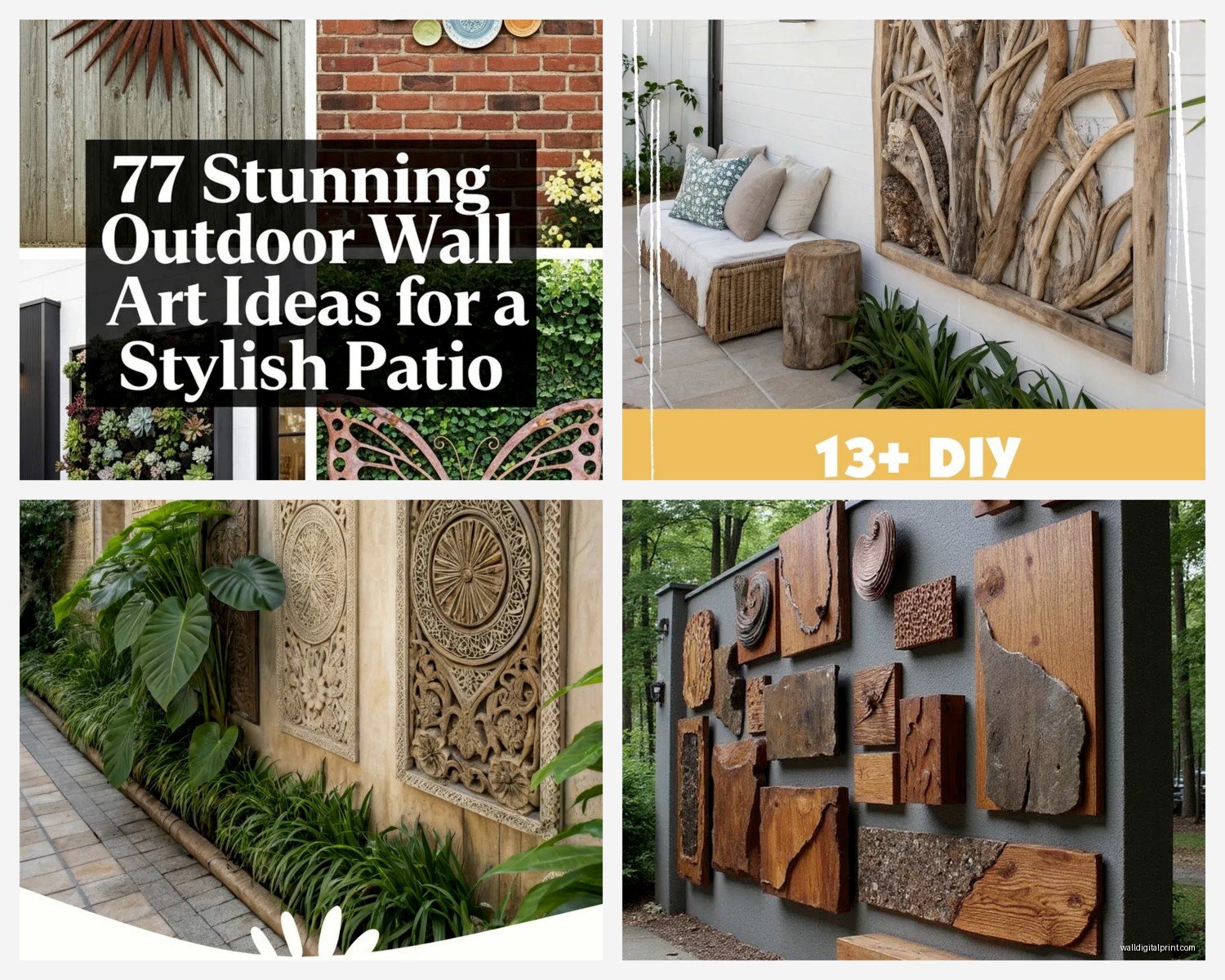 Unusual Outdoor Wall Art: Unique Garden Yard Conversation Pieces