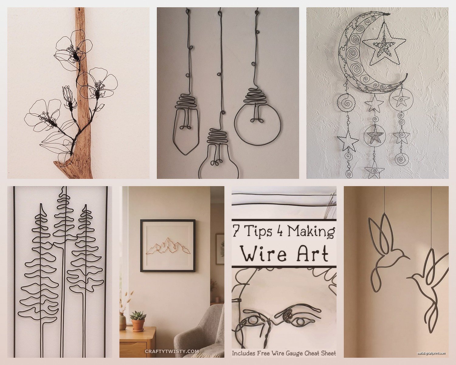 Wire Wall Art: Metal Line Sculpture Minimalist Designs